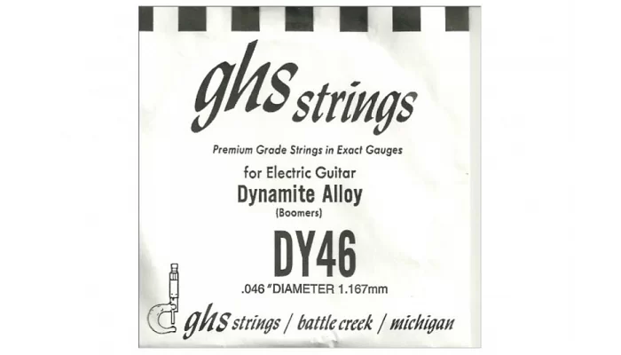 Струна для електрогітари GHS STRINGS DY46