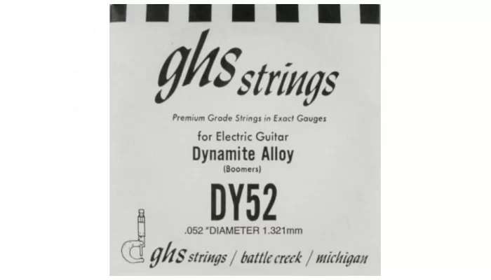 Струна для электрогитары GHS STRINGS DY52
