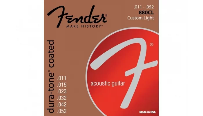 Струны для акустических гитар FENDER 880CL