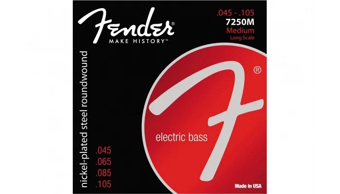 Струны для бас-гитар FENDER 7250M