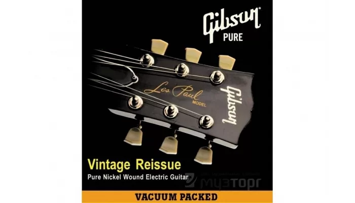 Струны для электрогитар GIBSON SEG-VR9 VINTAGE RE-ISSUE PURE NICKEL WOUND .009-.042
