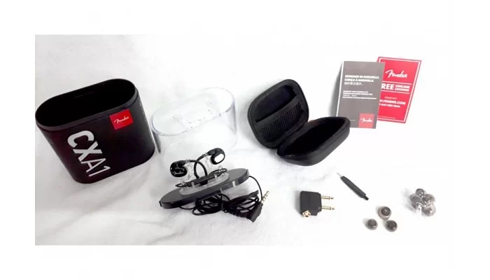 Ушные мониторы FENDER CXA1 IN-EAR MONITORS BLACK, фото № 13