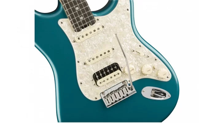 Електрогітара FENDER AMERICAN ELITE STRATOCASTER HSS SHAWBUCKER EBONY FRETBOARD OCEAN TURQOISE, фото № 4