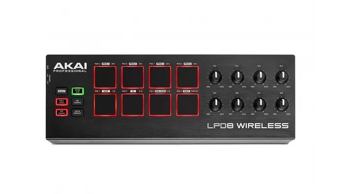 DJ MIDI-контролер AKAI LPD8 WIRELESS MIDI