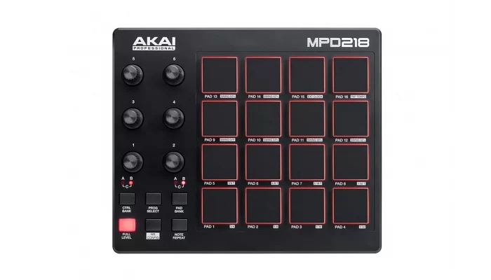 DJ MIDI-контроллер AKAI MPD218 MIDI, фото № 2
