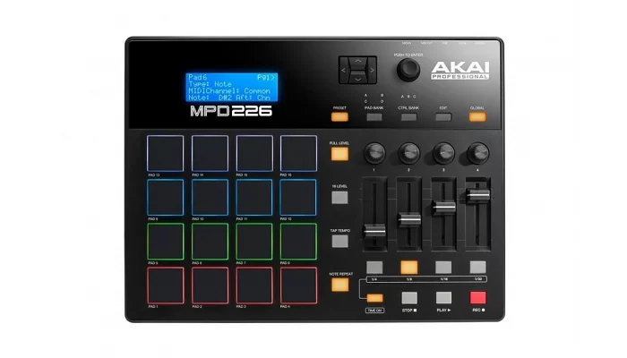 DJ MIDI-контролер AKAI MPD226 MIDI, фото № 1