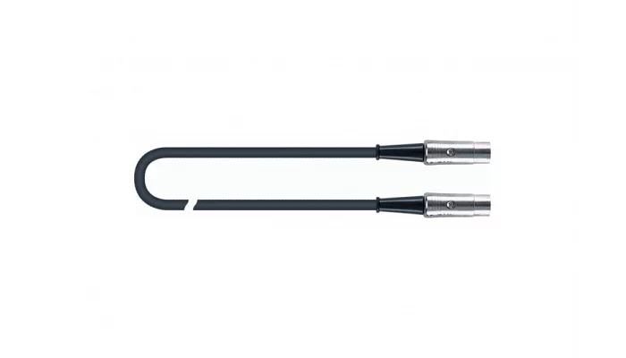 MIDI-кабель с металлическими разъемами QUIK LOK S165-1BK MIDI