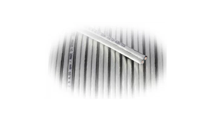 Акустический кабель 2x1,5 мм GOLDKABEL SILVER-FLEX  прозрачный, поперечное сечение