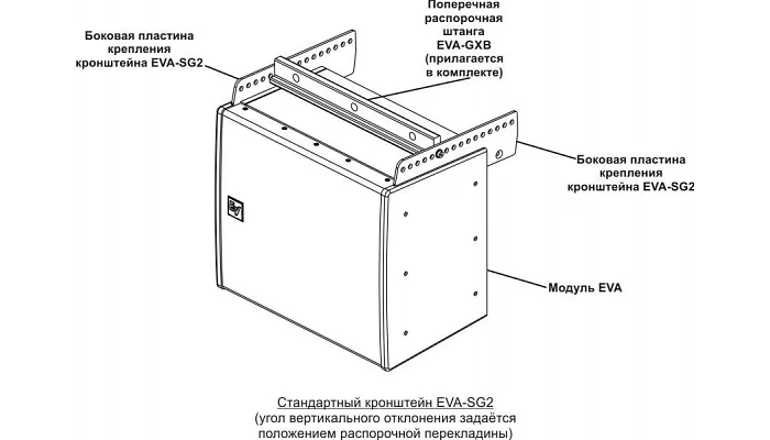 Кронштейн для подвеса линейного массива Electro-Voice EVA-SG2-WHT, фото № 1
