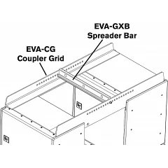 Кронштейн для соединения элементов линейного массива Electro-Voice EVA-CG2-BLK