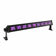 Линейный ультрафиолетовый+белый LED прожектор New Light LEDUV-9W 9*3W
