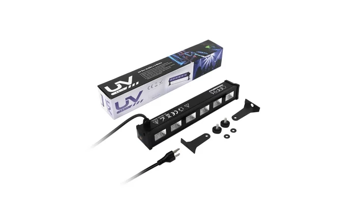 Линейная ультрафиолетовая влагостойкая LED панель New Light LEDUV-6WP 6*3W, фото № 2