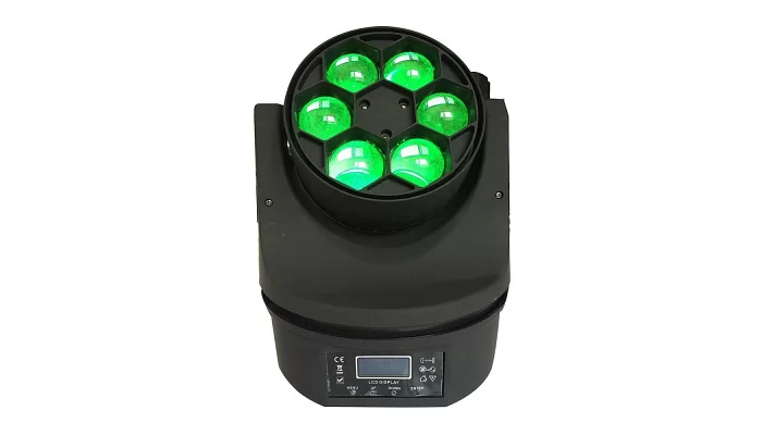 Світлодіодна LED голова New Light M-YL615 LED MOVING HEAD BEAM 6 * 15W (4 в 1), фото № 1