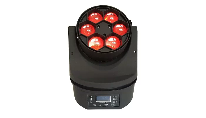 Світлодіодна LED голова New Light M-YL615 LED MOVING HEAD BEAM 6 * 15W (4 в 1), фото № 2