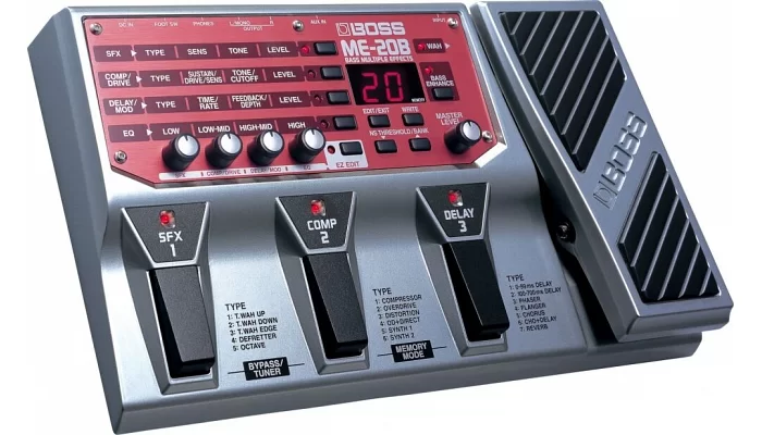 Гитарный процессор эффектов BOSS ME-20B Bass Multiple Effects, фото № 1