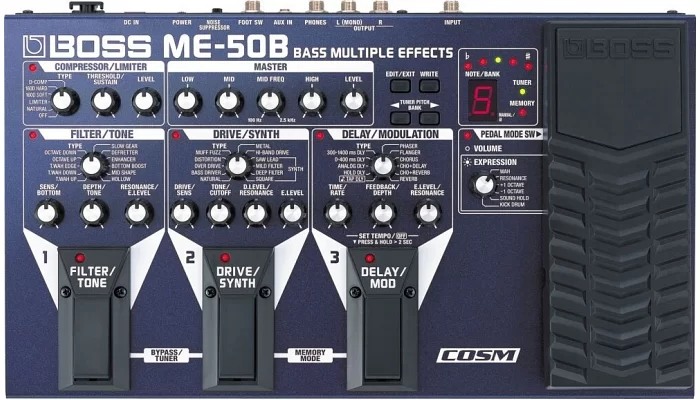 Гитарный процессор эффектов BOSS ME50B, фото № 1