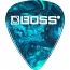 Медіатори BOSS BPK-72-OM Celluloid Ocean Turquoise Medium (72 штуки)