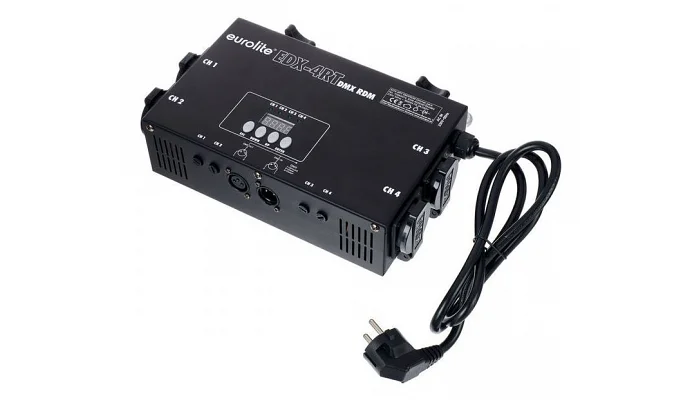 Диммерный контроллер EUROLITE EDX-4RT DMX RDM Truss Dimmer Pack, фото № 12