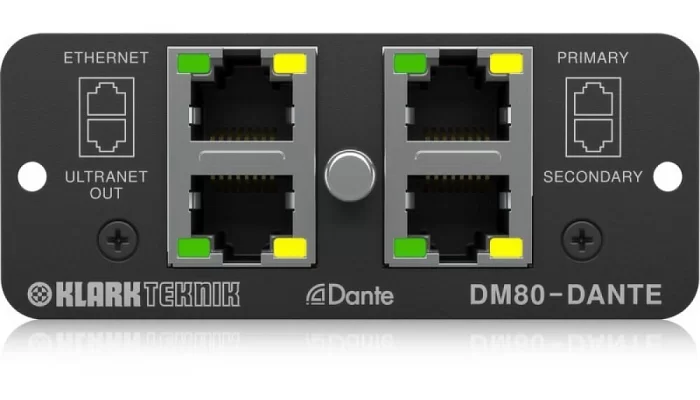 Інтерфейс для аудіо-процесора Klark Teknik DM80-DANTE, фото № 1
