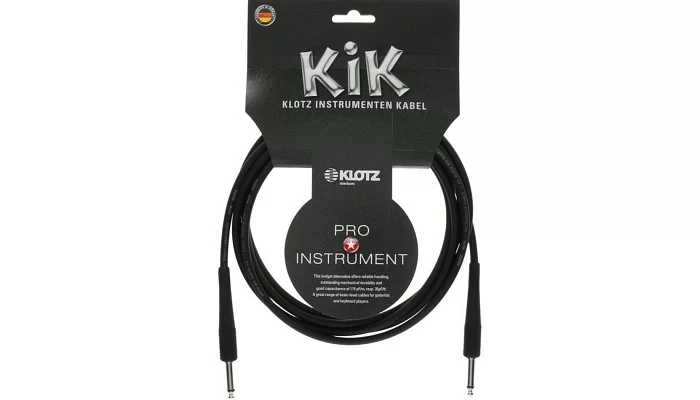 Інструментальний кабель KLOTZ KIK6.0PPSW, фото № 2