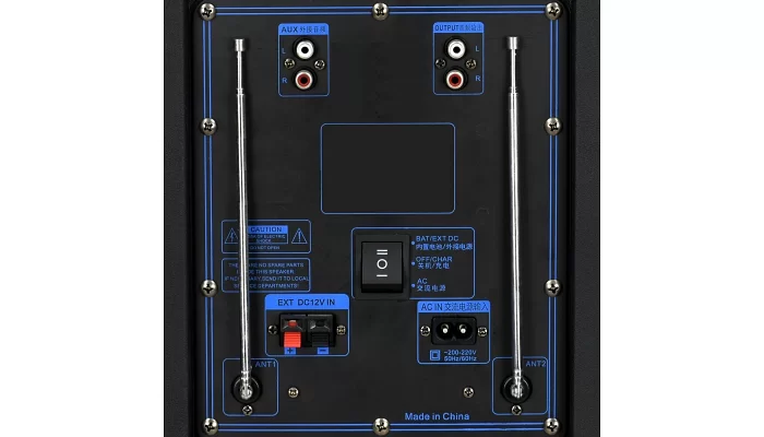 Автономна акустична система TMG SL15-02 (BT + 2MIC + USB), фото № 5