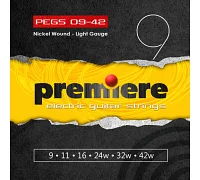Струни для електрогітари PREMIERE STRINGS PEGS09-42