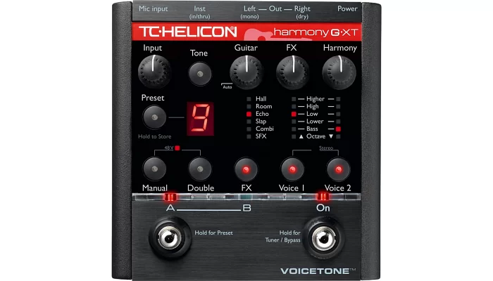 Вокальный процессор эффектов TC HELICON VoiceTone Harmony-G XT, фото № 1