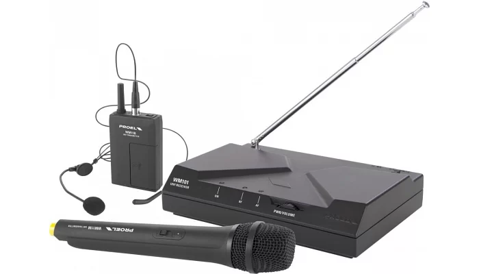 Радіосистема з ручним і головним мікрофоном PROEL WM101KIT, фото № 1