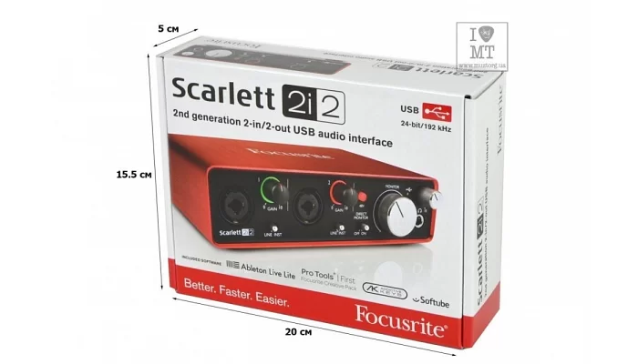 Аудиоинтерфейс FOCUSRITE SCARLETT 2I2 NEW, фото № 9