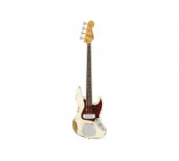 Бас-гітара FENDER CUSTOM SHOP 1961 JAZZ BASS HEAVY RELIC OLYMPIC WHITE