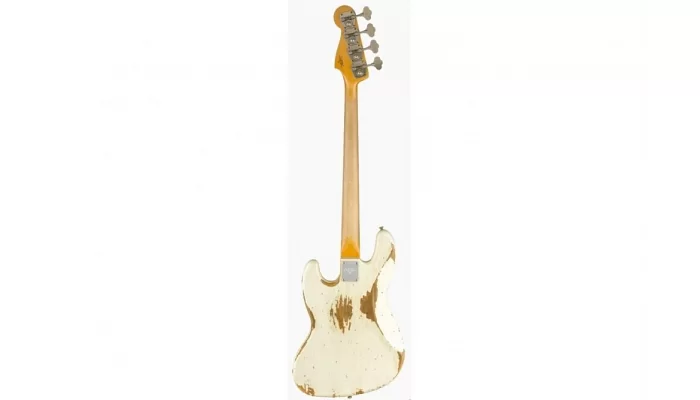 Бас-гітара FENDER CUSTOM SHOP 1961 JAZZ BASS HEAVY RELIC OLYMPIC WHITE, фото № 2