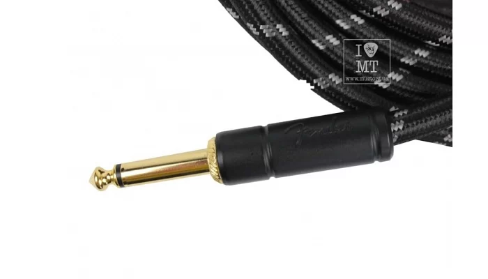 Инструментальный кабель FENDER CABLE DELUXE SERIES 18.6' BLACK TWEED, фото № 4