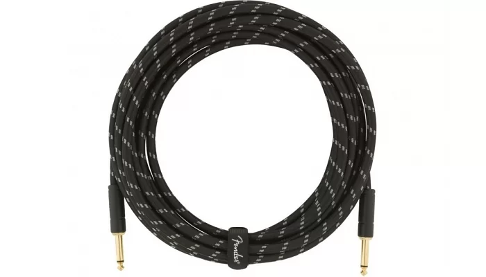 Инструментальный кабель FENDER CABLE DELUXE SERIES 18.6' BLACK TWEED, фото № 5