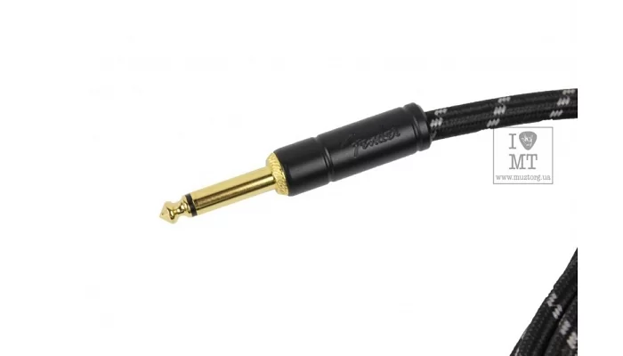 Инструментальный кабель FENDER CABLE DELUXE SERIES 10' BLACK TWEED, фото № 4