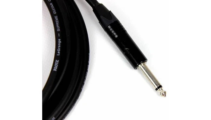 Инструментальный кабель KLOTZ LAGRANGE INSTRUMENT CABLE BLACK ANGLED 3 M, фото № 6
