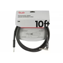 Інструментальний кабель FENDER CABLE PROFESSIONAL SERIES 10 'ANGLED BLACK