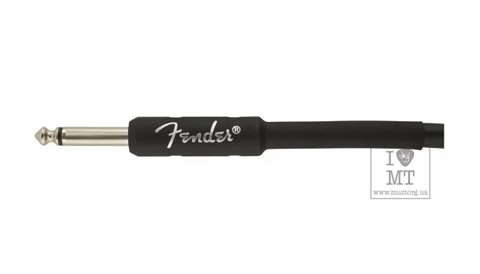 Инструментальный кабель FENDER CABLE PROFESSIONAL SERIES 10' ANGLED BLACK, фото № 6