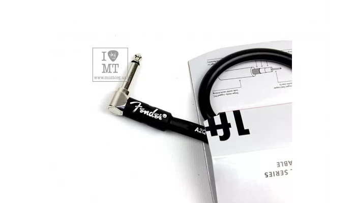Инструментальный кабель FENDER CABLE PROFESSIONAL SERIES 1' BLACK, фото № 4