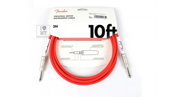 Инструментальный кабель FENDER CABLE ORIGINAL SERIES 10' FRD, фото № 1