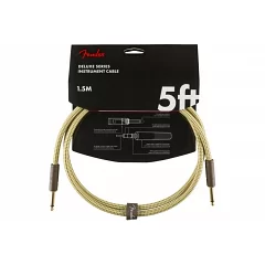 Инструментальный кабель FENDER CABLE DELUXE SERIES 5' TWEED