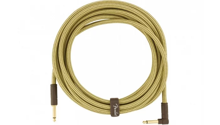Инструментальный кабель FENDER CABLE DELUXE SERIES 18.6' ANGLED TWEED, фото № 6