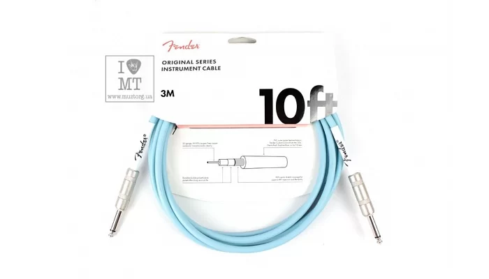 Інструментальний кабель FENDER CABLE ORIGINAL SERIES 10 'DBL, фото № 2
