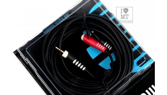 Инструментальный кабель KLOTZ AY7 Y-CABLE STEREO MINI JACK - RCA BLACK 6 M, фото № 4