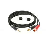 Інструментальний кабель KLOTZ AY7 Y-CABLE STEREO MINI JACK - RCA BLACK 1 M
