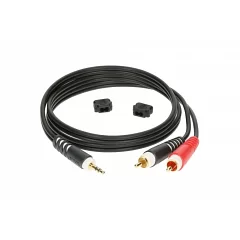 Інструментальний кабель KLOTZ AY7 Y-CABLE STEREO MINI JACK - RCA BLACK 1 M