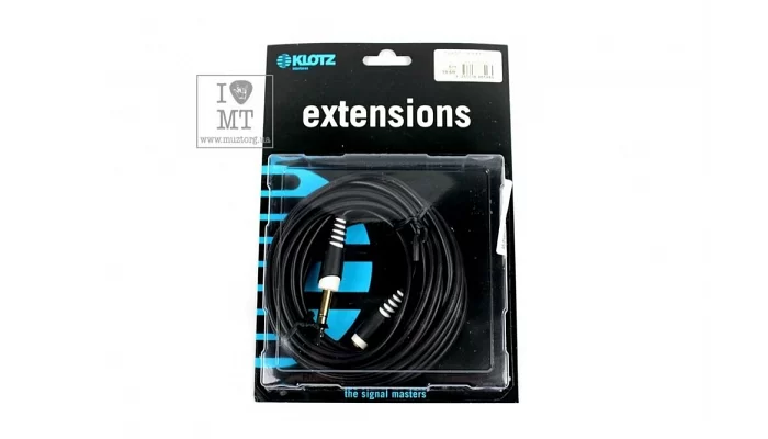 Межблочный кабель KLOTZ AS-EX6 EXTENSION CABLE BLACK 6 M, фото № 2