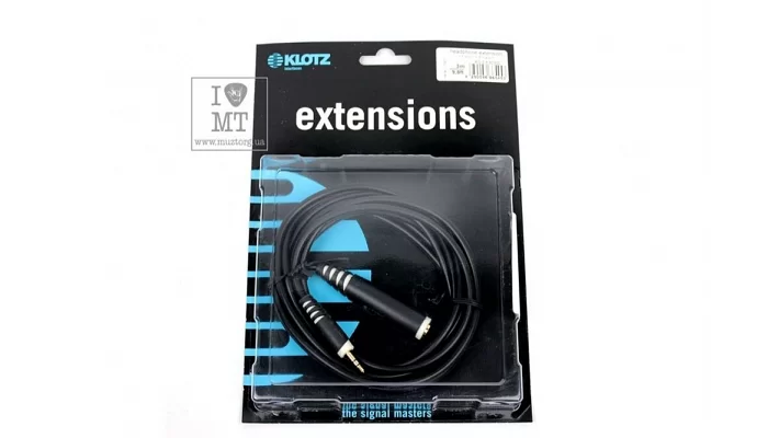 Межблочный кабель KLOTZ AS-EX3 EXTENSION CABLE BLACK 3 M, фото № 2