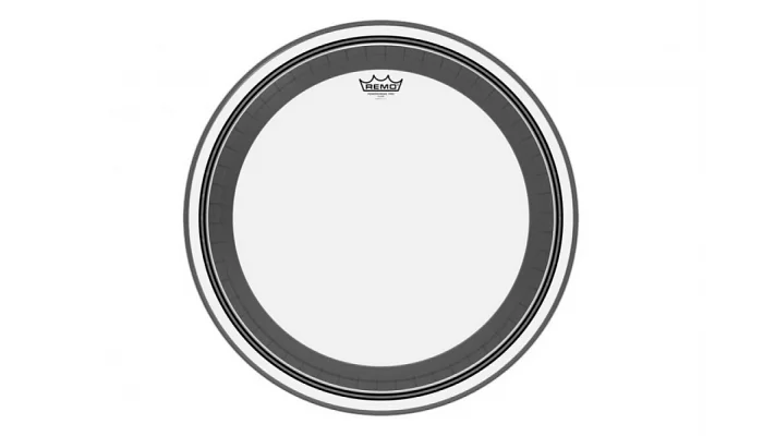 Пластик для барабана REMO POWERSTROKE PRO, Clear, 22 Diameter, Bass, фото № 1