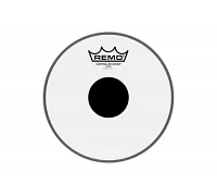 Пластик для барабана REMO Batter, CONTROLLED SOUND, Clear, 8 Diameter, BLACK DOT On Top