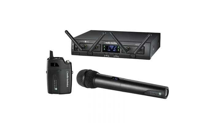 Радіосистема з ручним і петличні мікрофоном Audio Technica ATW-1312 System 10 Pro, фото № 2